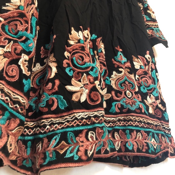 Anthropologie Embroidered Dress - Picture 2 of 8